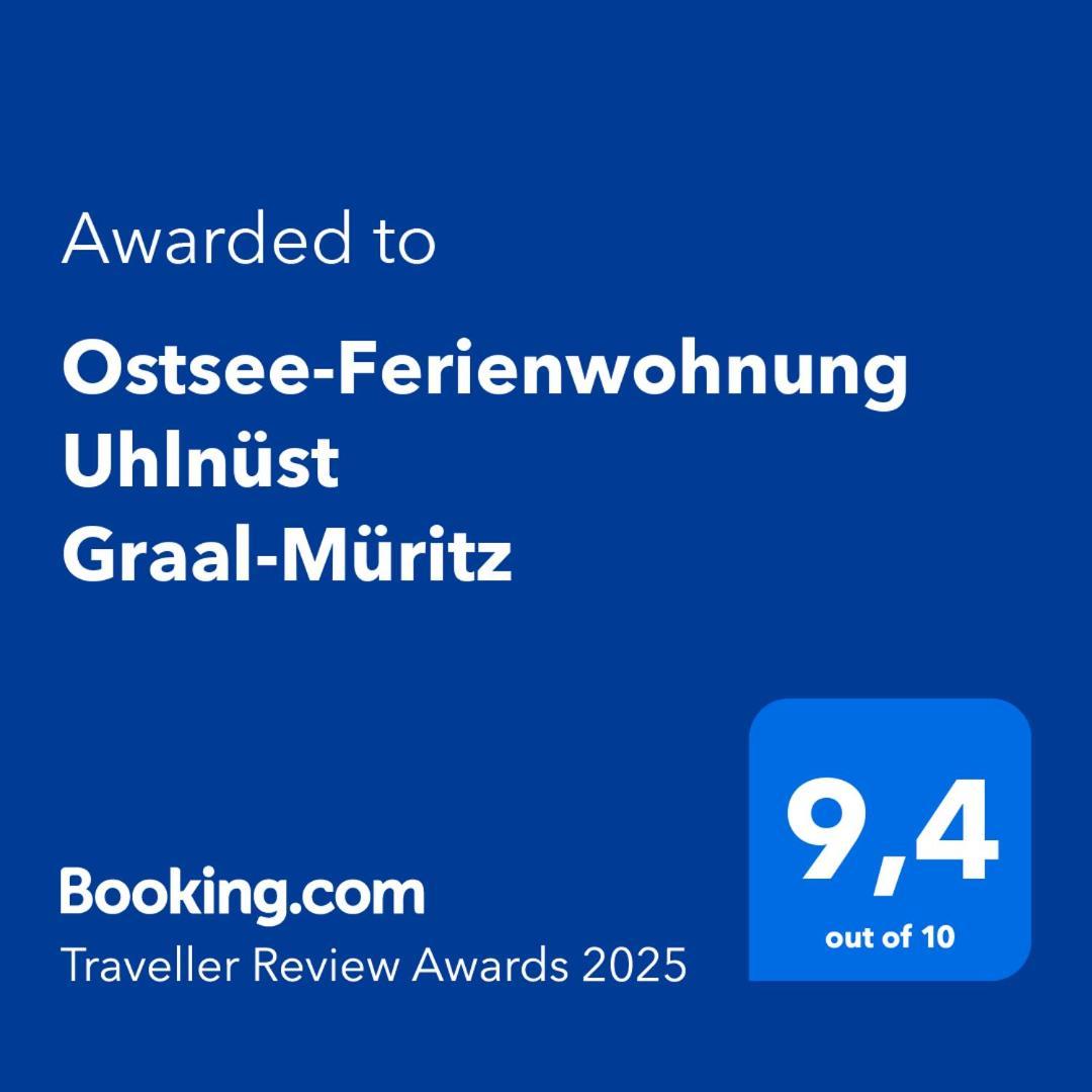 Ostsee-Ferienwohnung Uhlnuest Graal-Mueritz Gelbensande Εξωτερικό φωτογραφία